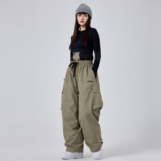 Women's Insulated Ski Pants with Breathable Design and Snow Protection