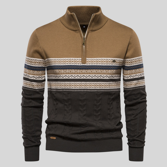 Herren Pullover Langarm Rundhals